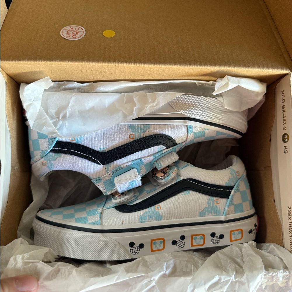 WDW 50th Anniversary Old School Vans